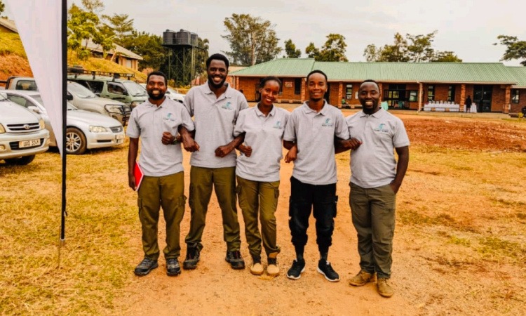 Members of the Avian Conservation Uganda Society working hand-in-hand to spread awareness about bird conservation